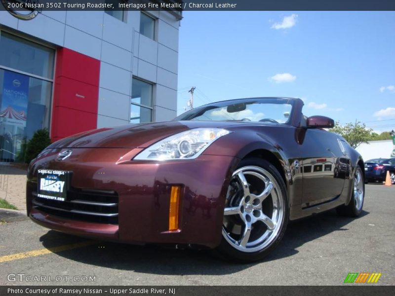 Interlagos Fire Metallic / Charcoal Leather 2006 Nissan 350Z Touring Roadster