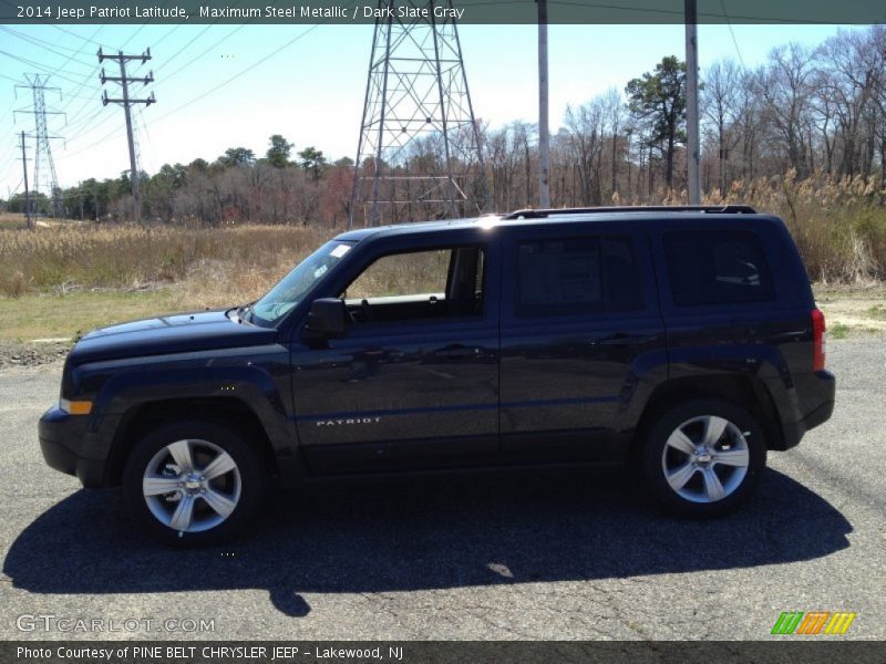 Maximum Steel Metallic / Dark Slate Gray 2014 Jeep Patriot Latitude