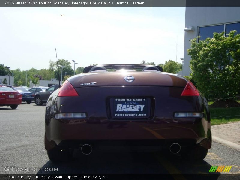 Interlagos Fire Metallic / Charcoal Leather 2006 Nissan 350Z Touring Roadster