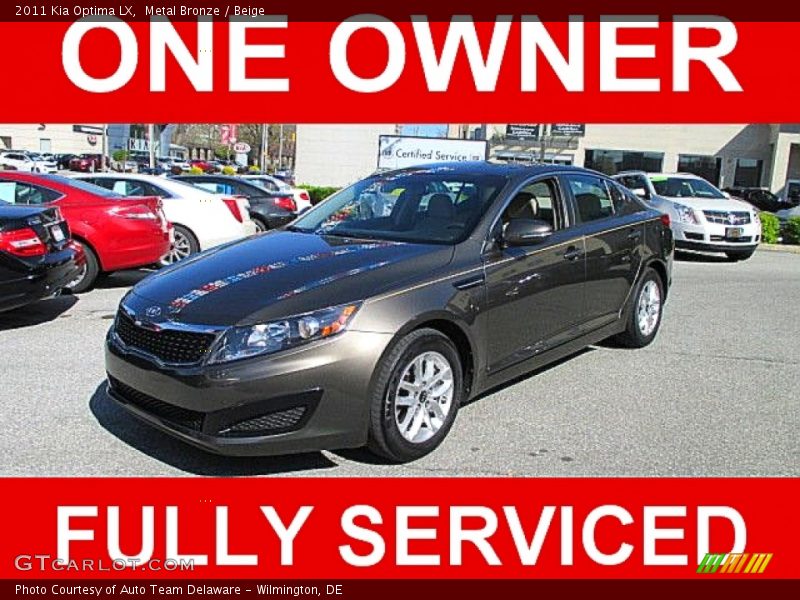Metal Bronze / Beige 2011 Kia Optima LX
