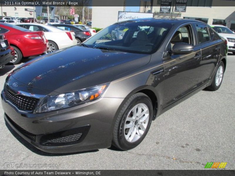 Metal Bronze / Beige 2011 Kia Optima LX