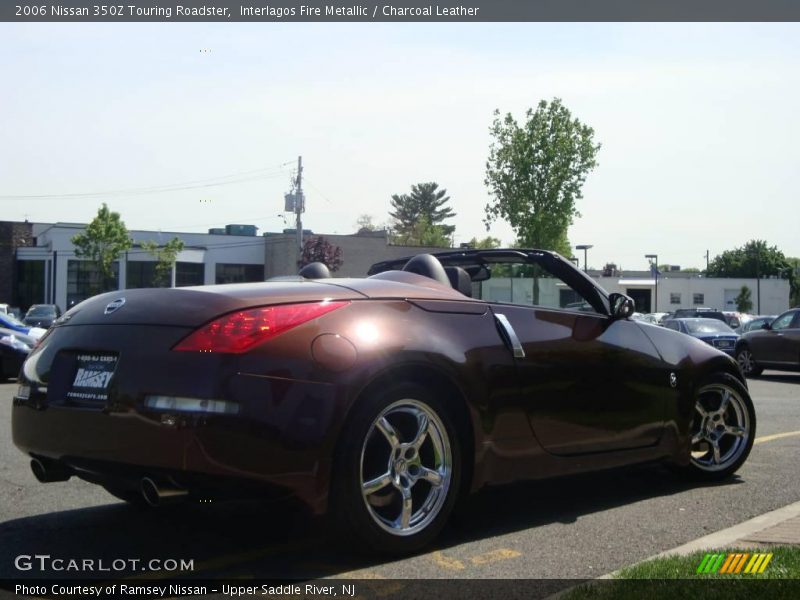 Interlagos Fire Metallic / Charcoal Leather 2006 Nissan 350Z Touring Roadster
