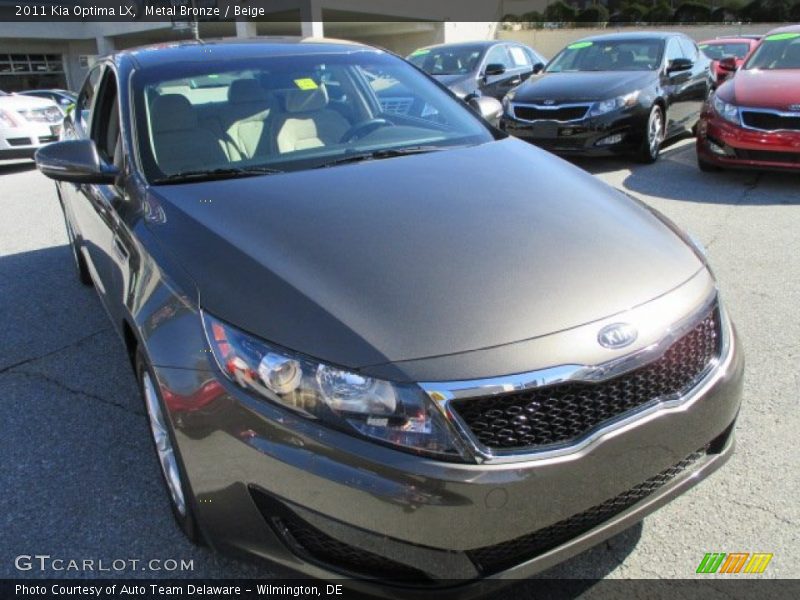 Metal Bronze / Beige 2011 Kia Optima LX