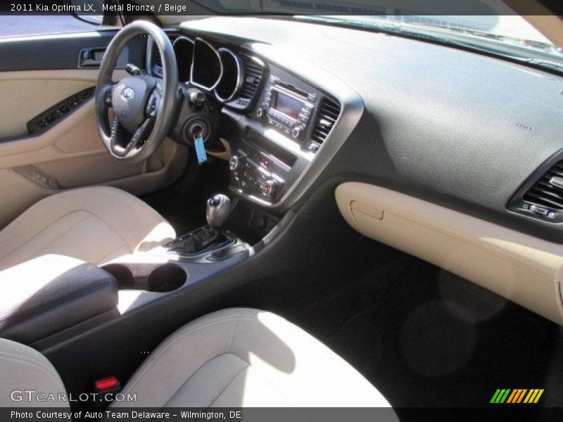 Metal Bronze / Beige 2011 Kia Optima LX