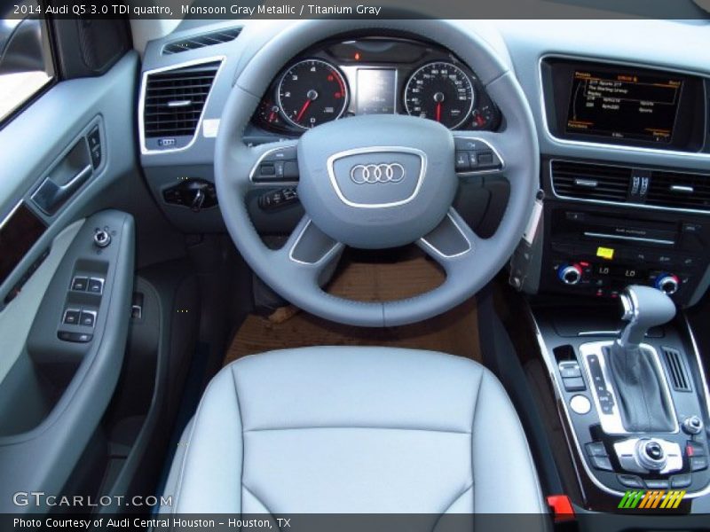 Monsoon Gray Metallic / Titanium Gray 2014 Audi Q5 3.0 TDI quattro