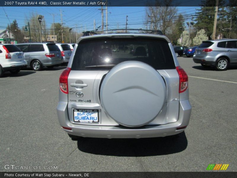 Classic Silver Metallic / Ash Gray 2007 Toyota RAV4 4WD
