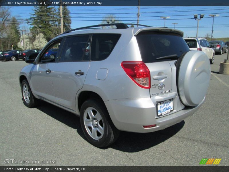 Classic Silver Metallic / Ash Gray 2007 Toyota RAV4 4WD