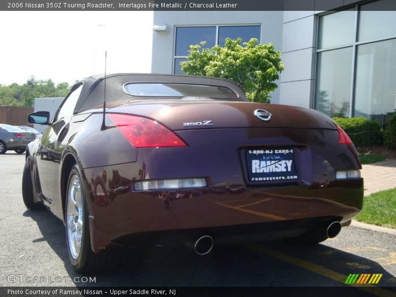 Interlagos Fire Metallic / Charcoal Leather 2006 Nissan 350Z Touring Roadster