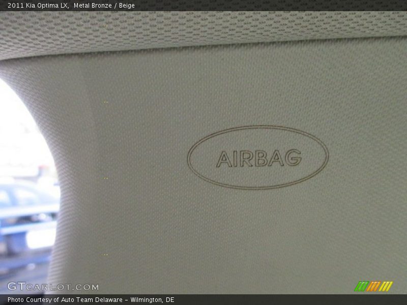Metal Bronze / Beige 2011 Kia Optima LX