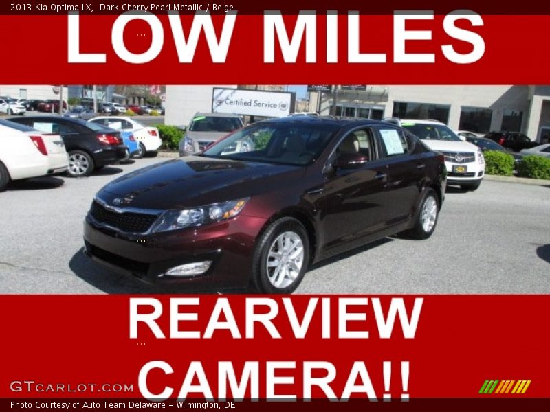 Dark Cherry Pearl Metallic / Beige 2013 Kia Optima LX