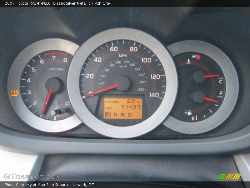 Classic Silver Metallic / Ash Gray 2007 Toyota RAV4 4WD