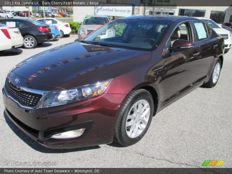 Dark Cherry Pearl Metallic / Beige 2013 Kia Optima LX