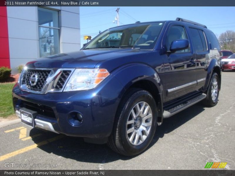 Navy Blue / Cafe Latte 2011 Nissan Pathfinder LE 4x4