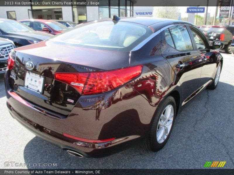 Dark Cherry Pearl Metallic / Beige 2013 Kia Optima LX