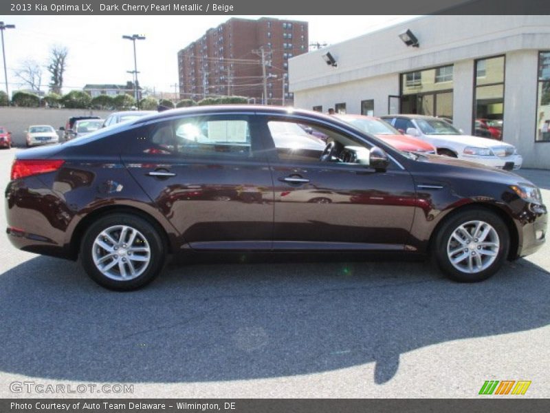 Dark Cherry Pearl Metallic / Beige 2013 Kia Optima LX