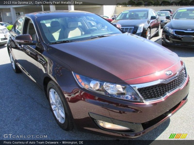 Dark Cherry Pearl Metallic / Beige 2013 Kia Optima LX