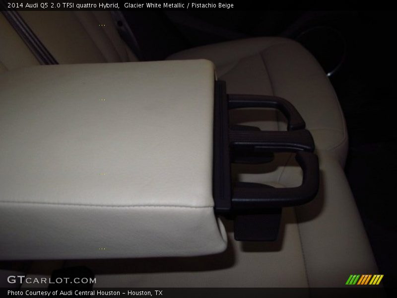 Glacier White Metallic / Pistachio Beige 2014 Audi Q5 2.0 TFSI quattro Hybrid