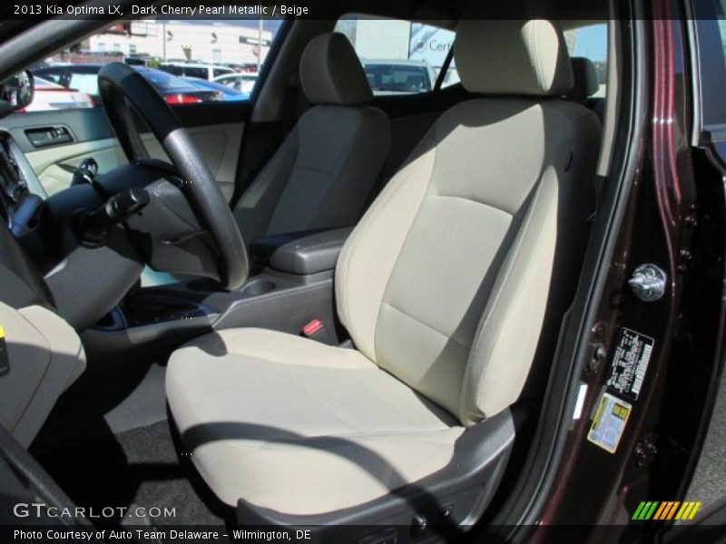 Dark Cherry Pearl Metallic / Beige 2013 Kia Optima LX
