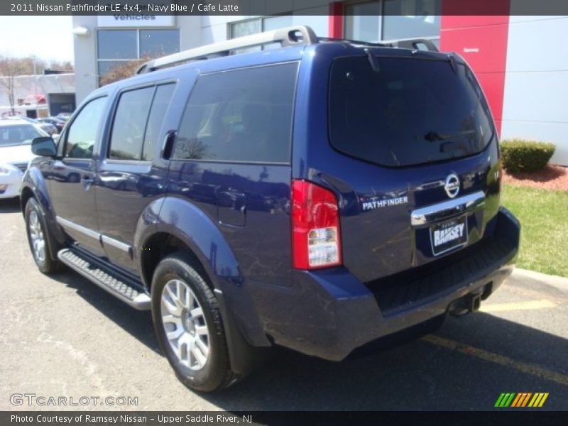 Navy Blue / Cafe Latte 2011 Nissan Pathfinder LE 4x4