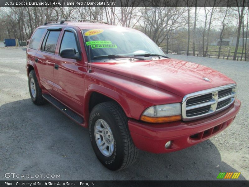 Flame Red / Dark Slate Gray 2003 Dodge Durango SLT 4x4