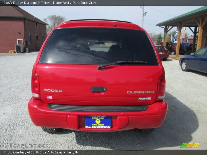 Flame Red / Dark Slate Gray 2003 Dodge Durango SLT 4x4
