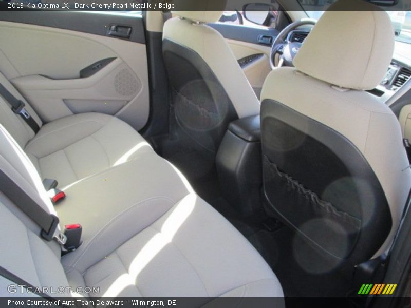 Dark Cherry Pearl Metallic / Beige 2013 Kia Optima LX