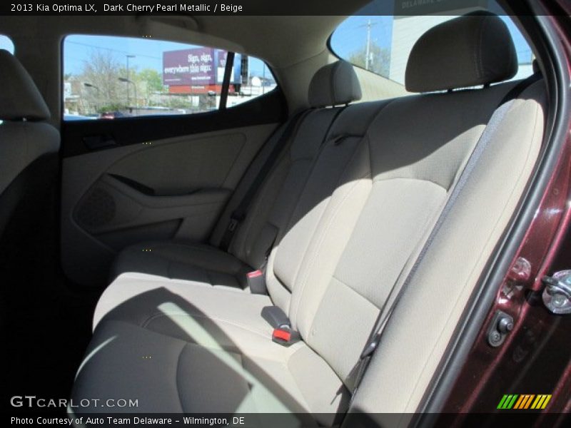 Dark Cherry Pearl Metallic / Beige 2013 Kia Optima LX