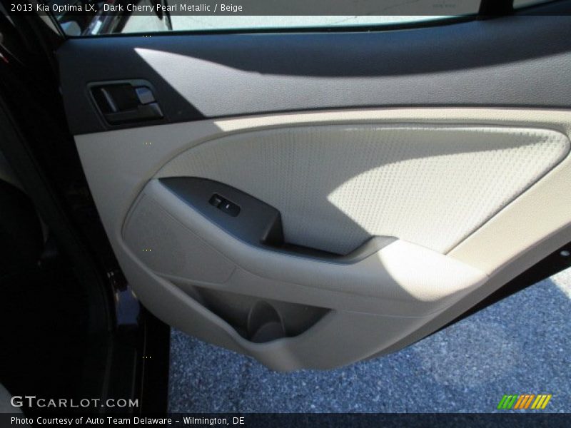 Dark Cherry Pearl Metallic / Beige 2013 Kia Optima LX