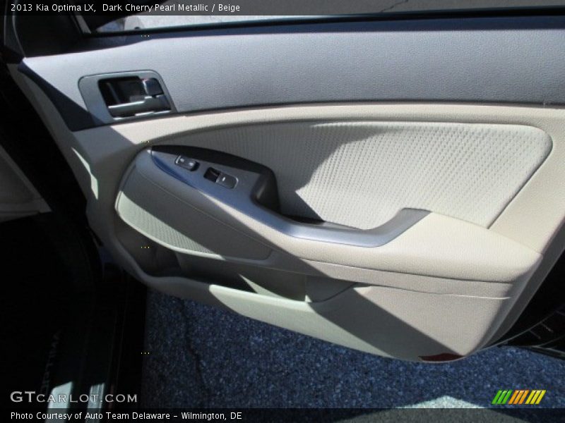 Dark Cherry Pearl Metallic / Beige 2013 Kia Optima LX