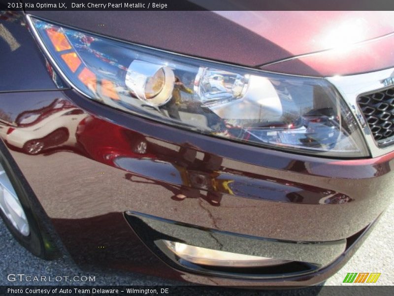 Dark Cherry Pearl Metallic / Beige 2013 Kia Optima LX