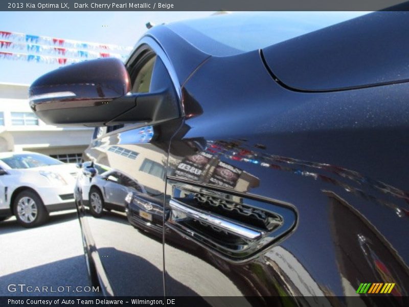 Dark Cherry Pearl Metallic / Beige 2013 Kia Optima LX
