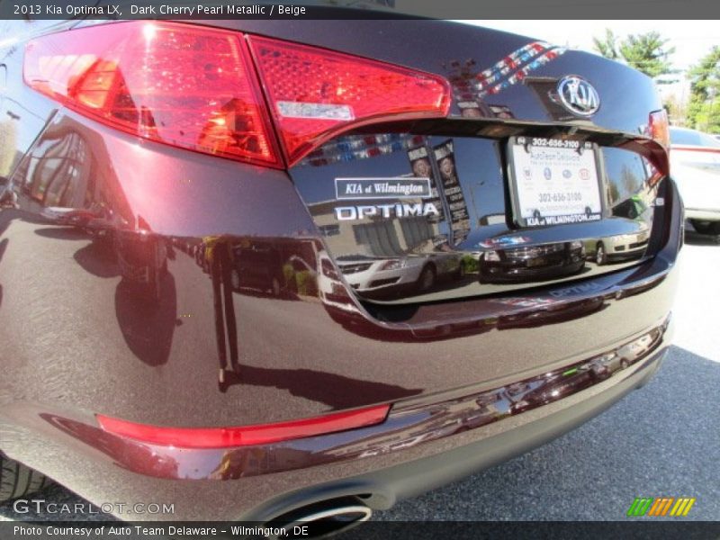 Dark Cherry Pearl Metallic / Beige 2013 Kia Optima LX