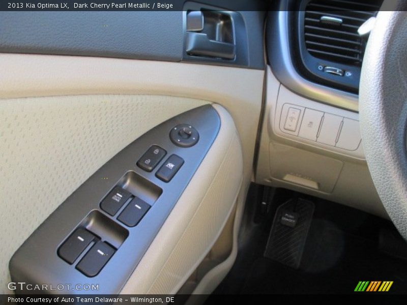Dark Cherry Pearl Metallic / Beige 2013 Kia Optima LX