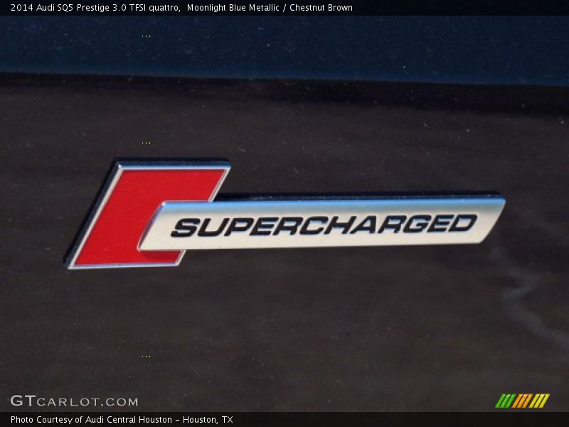 Moonlight Blue Metallic / Chestnut Brown 2014 Audi SQ5 Prestige 3.0 TFSI quattro