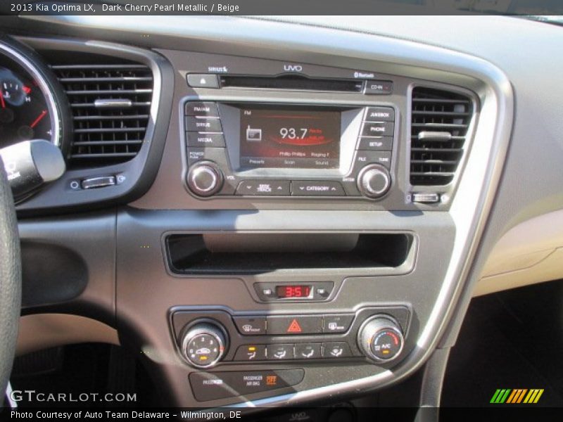 Dark Cherry Pearl Metallic / Beige 2013 Kia Optima LX