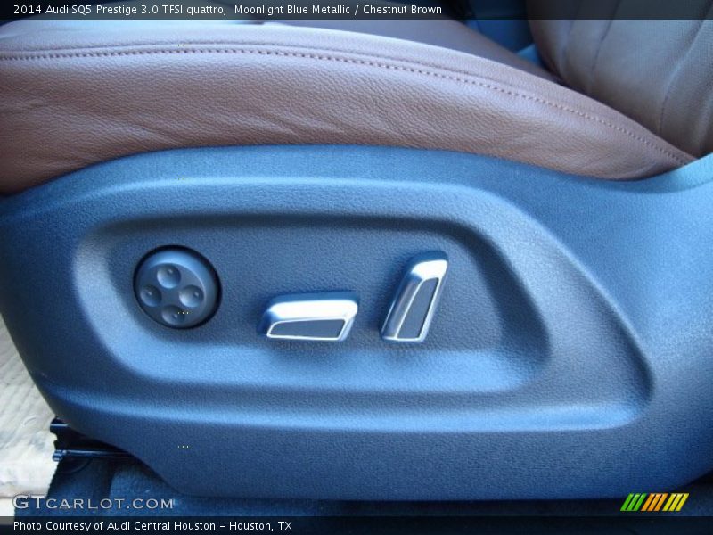 Moonlight Blue Metallic / Chestnut Brown 2014 Audi SQ5 Prestige 3.0 TFSI quattro