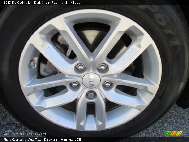Dark Cherry Pearl Metallic / Beige 2013 Kia Optima LX