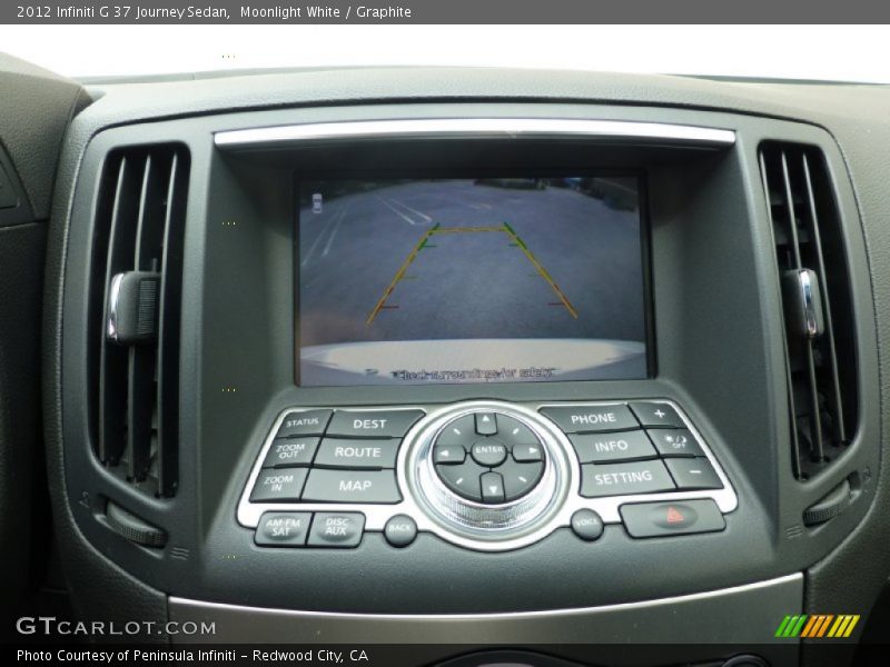 Moonlight White / Graphite 2012 Infiniti G 37 Journey Sedan