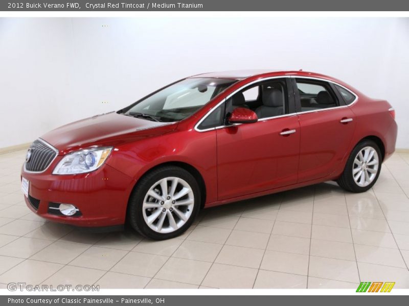 Crystal Red Tintcoat / Medium Titanium 2012 Buick Verano FWD