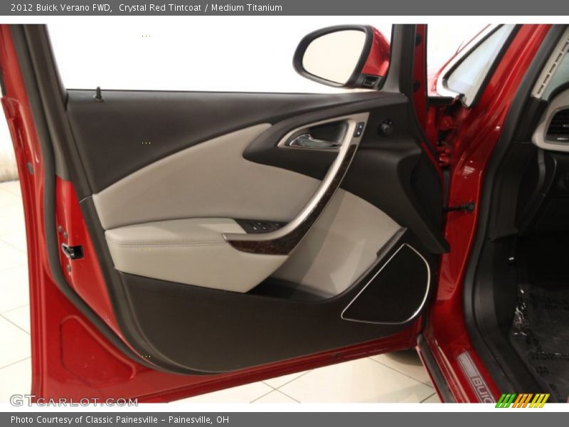 Crystal Red Tintcoat / Medium Titanium 2012 Buick Verano FWD