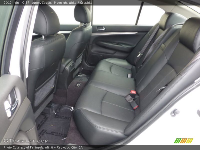 Moonlight White / Graphite 2012 Infiniti G 37 Journey Sedan
