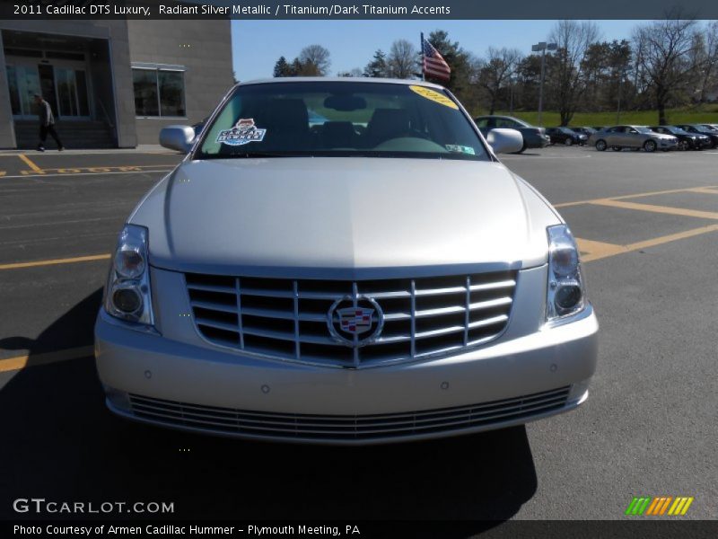 Radiant Silver Metallic / Titanium/Dark Titanium Accents 2011 Cadillac DTS Luxury