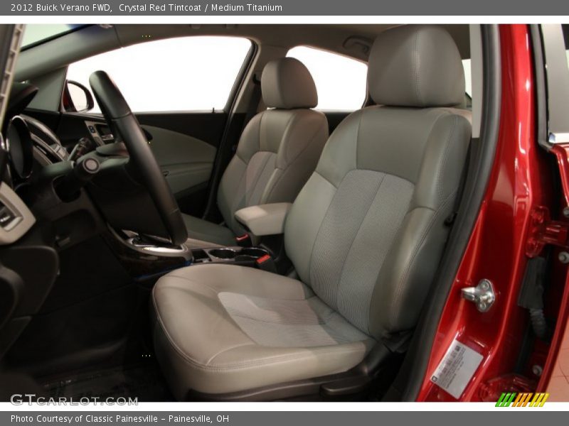 Crystal Red Tintcoat / Medium Titanium 2012 Buick Verano FWD