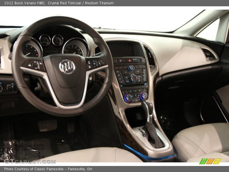 Crystal Red Tintcoat / Medium Titanium 2012 Buick Verano FWD