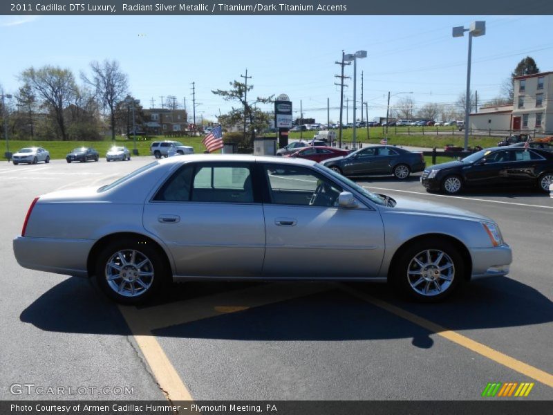 Radiant Silver Metallic / Titanium/Dark Titanium Accents 2011 Cadillac DTS Luxury