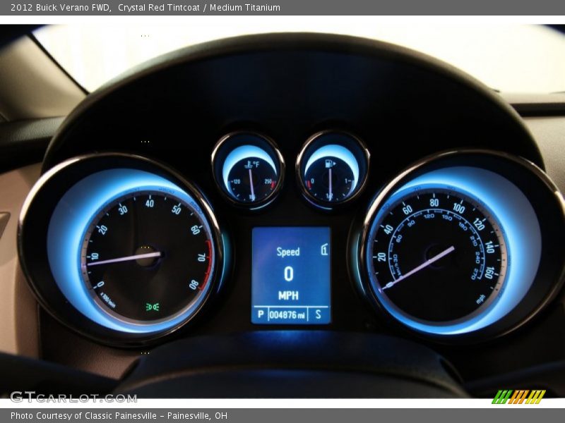 Crystal Red Tintcoat / Medium Titanium 2012 Buick Verano FWD
