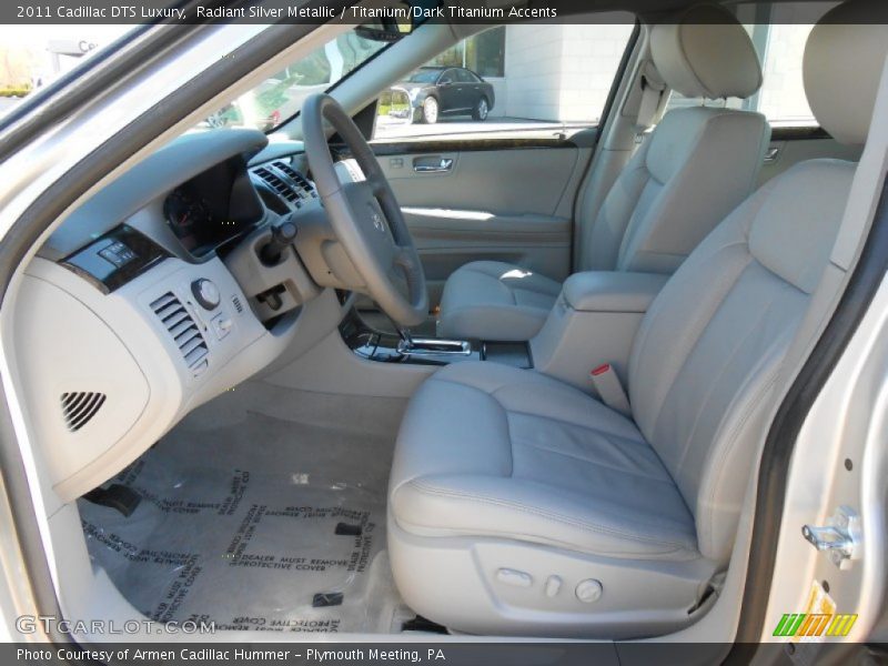 Radiant Silver Metallic / Titanium/Dark Titanium Accents 2011 Cadillac DTS Luxury