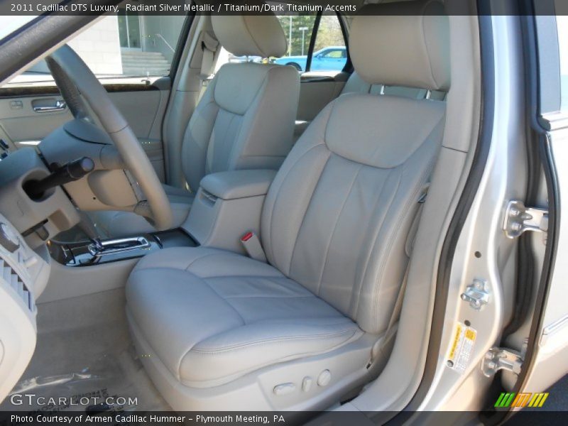 Radiant Silver Metallic / Titanium/Dark Titanium Accents 2011 Cadillac DTS Luxury
