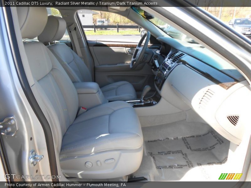 Radiant Silver Metallic / Titanium/Dark Titanium Accents 2011 Cadillac DTS Luxury