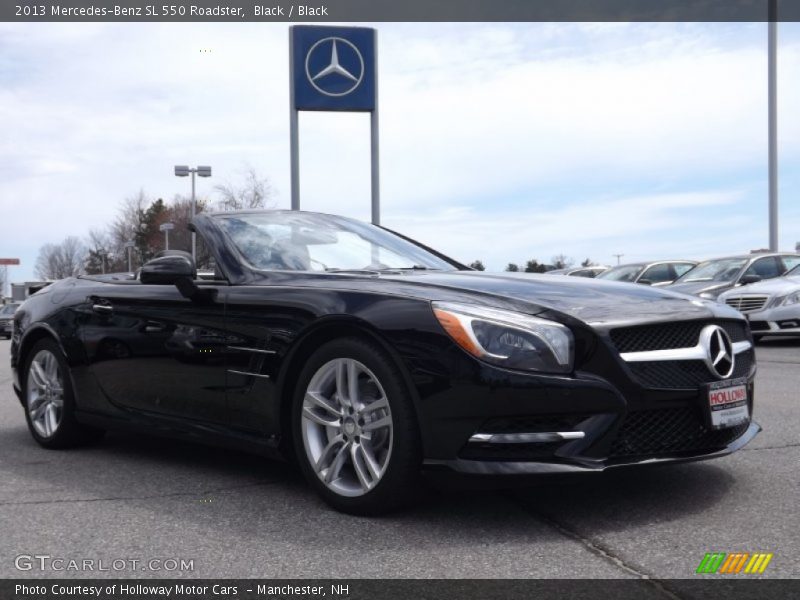 Black / Black 2013 Mercedes-Benz SL 550 Roadster
